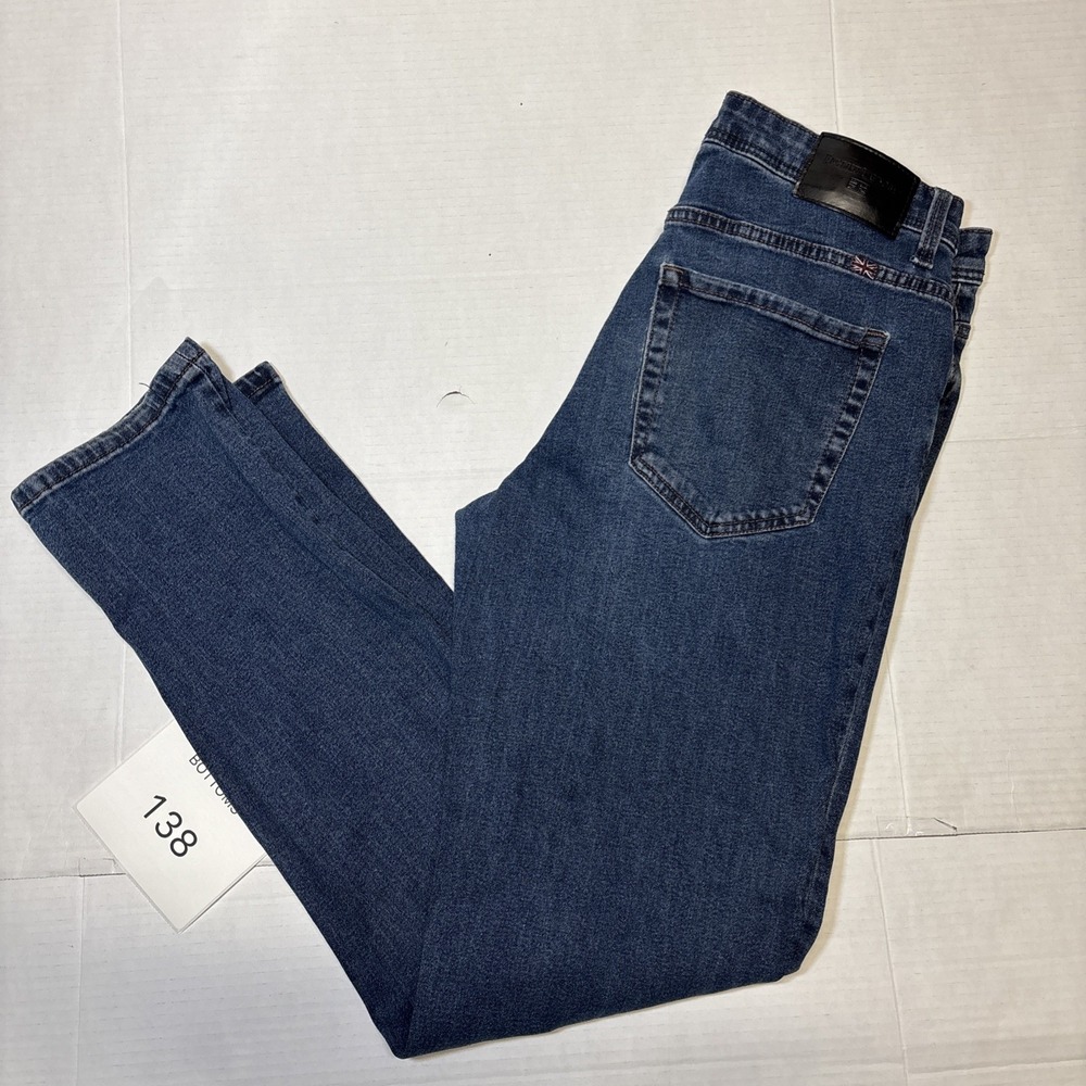 English Laundry Harrow Straight Fit Mens Blue Denim Jeans 32x32